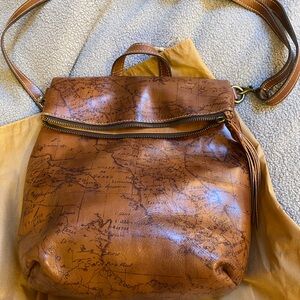 Gorgeous Patricia Nash LUZILLE leather convertible backpack or crossbody.